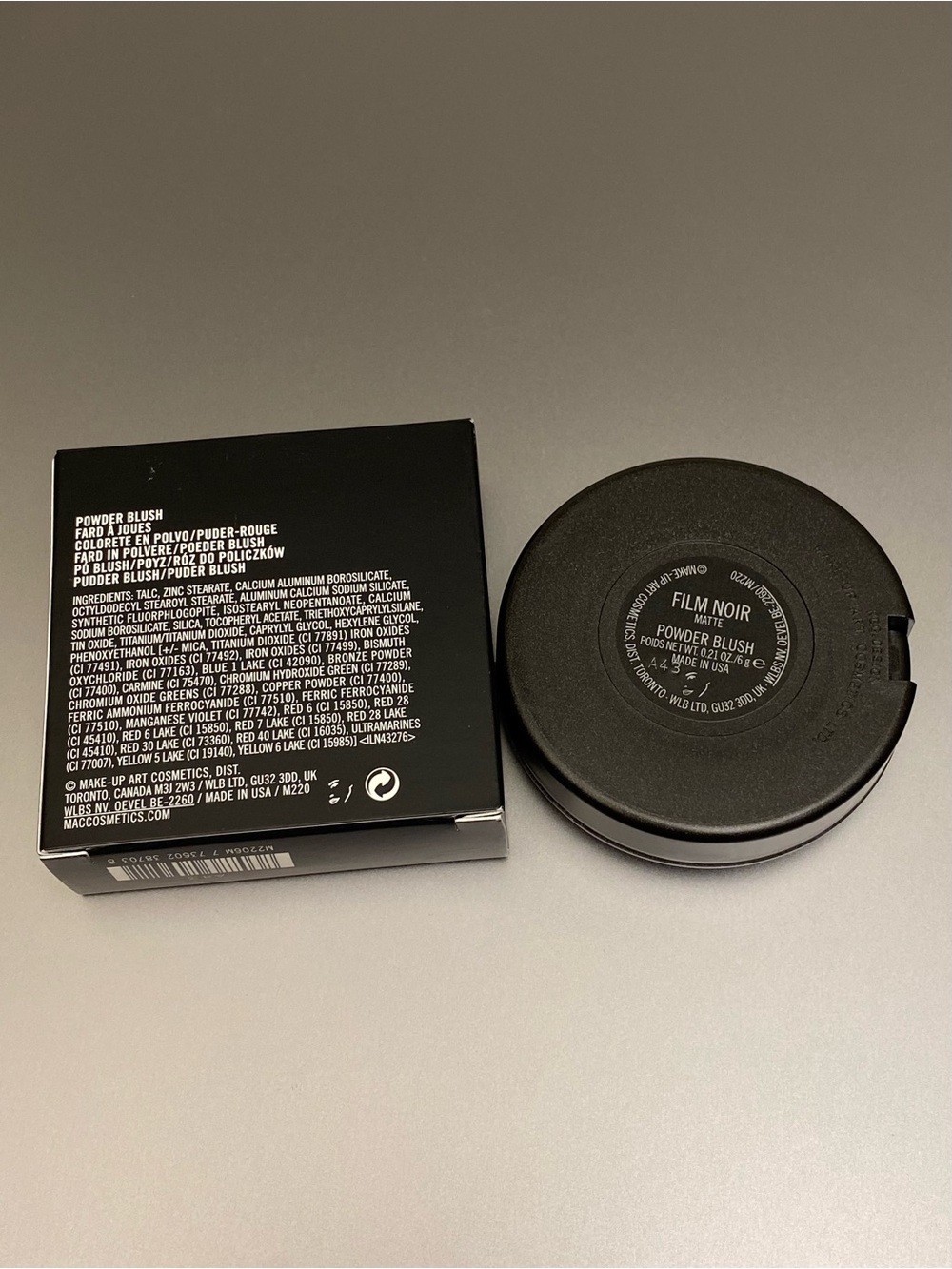 MAC “Film Noir” Matte Powder Blush ~ original formula - Picture 3 of 5